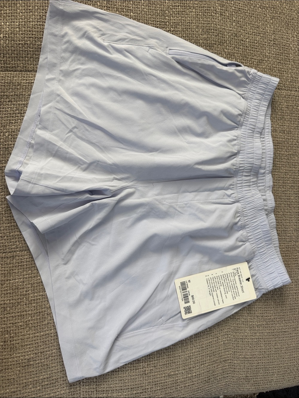 lululemon athletica Light Lavender Pace Breaket Shorts 5”